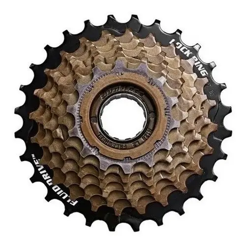 Catraca 7v Roda Livre Bike 21 Marchas 14-28T Rosca Index