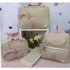 kit bolsa de bebê para maternidade com mochila menino menina