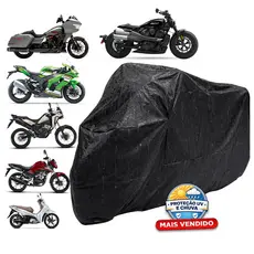 Capa Moto Impermeável Reforçada Anti-UV Proteção Contra Sol Chuva Poeira Modelo Universal