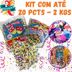 Pacotes Confete Papel Carnaval 100g Festa Confetes Coloridos para Brincadeiras