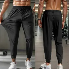 Calça Masculina DryFit Com Elastano De Frio Academia Corrida Fitness Slim Jogger Leve Confortável