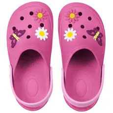 Babuche Infantil Sandália Feminina Chinelo Calce Fácil Menina Bebe Antiderrapante Borracha Enfeite Conforto Macio Leve