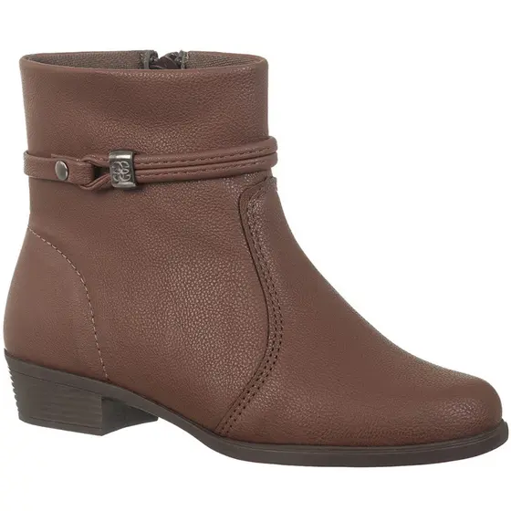 Bota Texana Feminina GiGiL Teen Country Infantil Saltinho Baixo Médio Cano Curto Confortável Moda LUNA