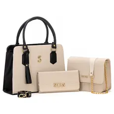 Bolsas Femininas Tote Media +  Bolsa com Alça de Corrente Pequena de Lado Clutch com Carteira Feminina