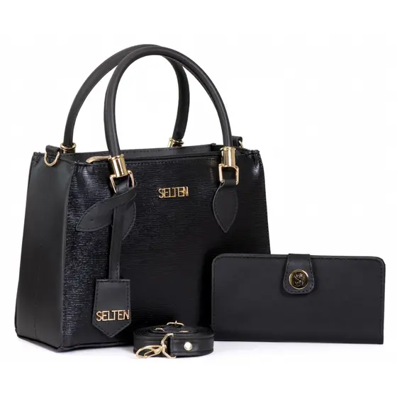Bolsa Feminina Transversal e de Mão kit com Carteira