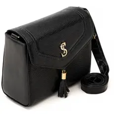 Bolsa Feminina Com Pinguente Modelo Tampa Envelope e Fecho Botão Maginético