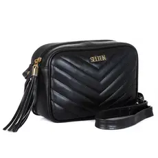 Bolsa Transversal e de Ombro Feminina Pequena Matelassê