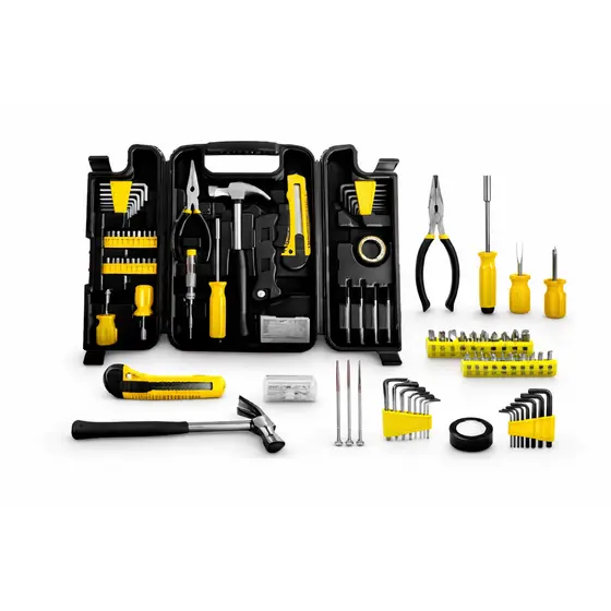 Jogo Kit Ferramentas 200 Pcs com Maleta Completa  Titanium