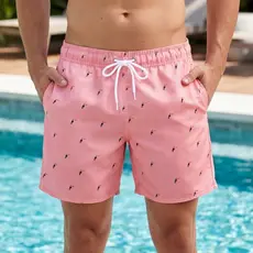 Shorts Masculino Tactel Praia Mauricinho Estampado Academia Secagem Rápida Verão