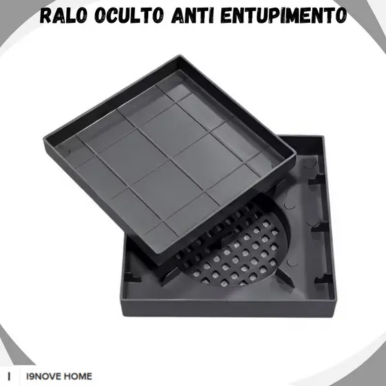 Ralo 15x15 Protetor de Ralo Banheiro Anti Entupimento Anti Odor Ralo Oculto Filtro de Cabelo Universal  Are