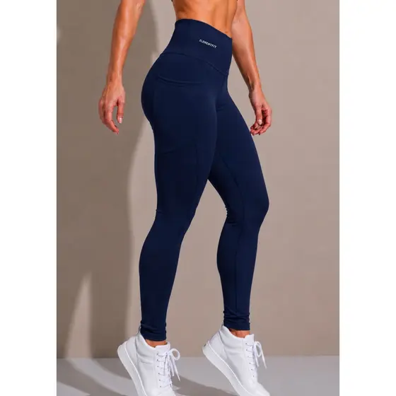 Calça Legging Suplex Poliamida C/ Bolso Lateral Corrida