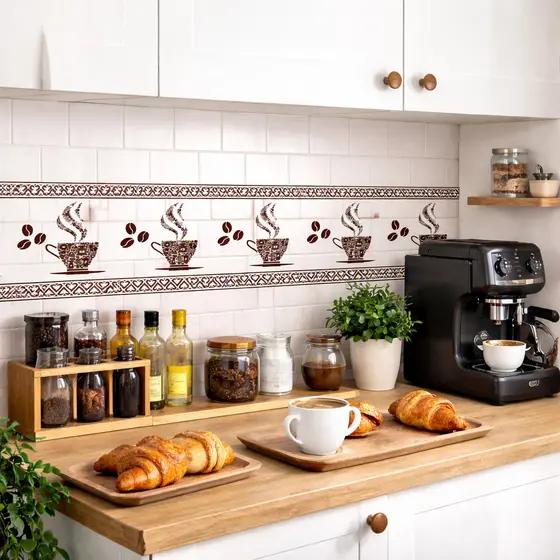 Faixa Decoração Café Área Gourmet Cozinha