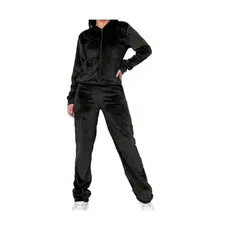 CONJUNTO FEMININA GROSSA COM PELO DENTRO ZIPER COM CAPUZ BEM QUENTE INVERNO 7789