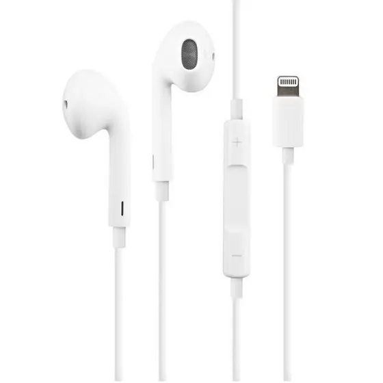 Fone de Ouvido Lightning iPhone Compatível 7 Plus 8 Plus X XR XS 11 12 13 iPad