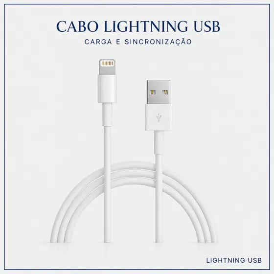 Kit 3 5 e 10 Un Cabo Lightning Usb Carregador 1 metro iPhone 5 6 7 8 Plus S X Xr Xs 11 Pro Max 12 13