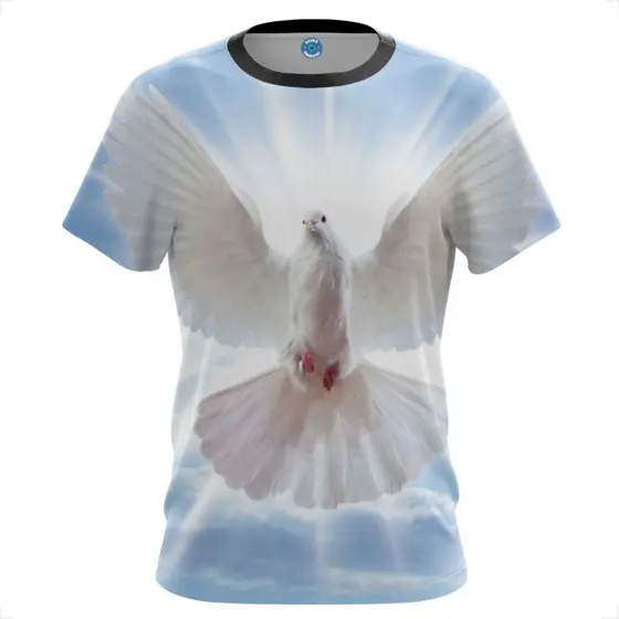 Camisa Crisma E Os Dons Do Divino Espírito Pomba Branca Infantil