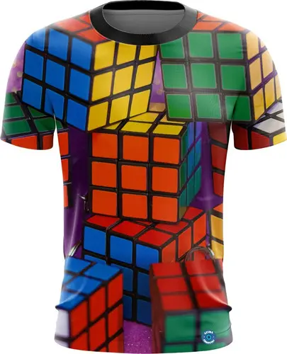 Camisa Camiseta Cubo Magico Campeonato Arte 1