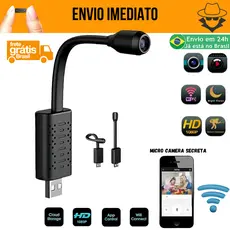 Mini Camera Usb Segurança Hd Haste Flexível Endoscópio Esp