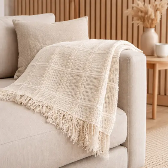 Manta De Sofá Grande decorativa Tela mineira luxo Algodão decoração casa sofá poltrona 140x240cm