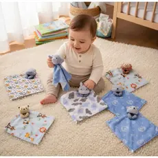 Naninha Bebe Kit 4 Unidades 100% Algodão Premium Menino Menina Unissex