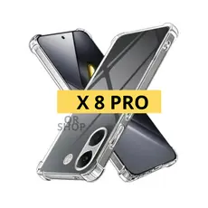 Capinha para poco X8 Pro 5g, capa anti - impacto de silicone Exclusiva