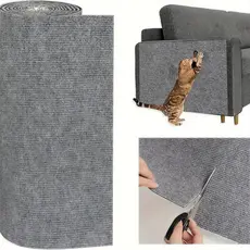 Arranhador Adesivo para Gato Protetor para Sofá e Cama Box - Carpete Premium 40x100cm e 40x200cm
