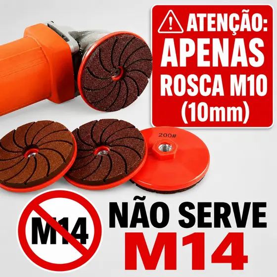 Disco de Lixamento para Esmerilhadeira Grão 50# 100# 200# Resistente Tratamento de Superfícies Metálicas