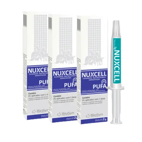 Nuxcell Pufa Suplemento Para Cães Kit 3 Unidades -2gr