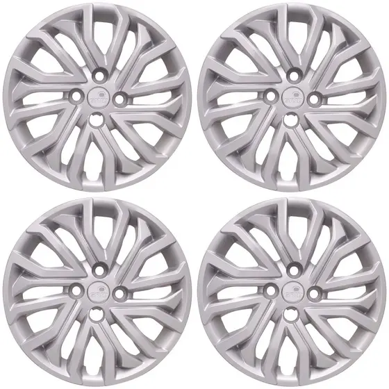 Calota Aro 14" na cor Prata Mod Argo/Cronos 2022 (Jogo c/ 4 Calotas) Grid - 295CB-PTA-E