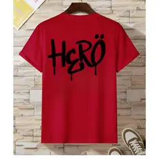 Camiseta Infantil Moda Estampada Hero Tamanhos 2 a 16 Verão coleção 2025 2026, blusa infantil.
