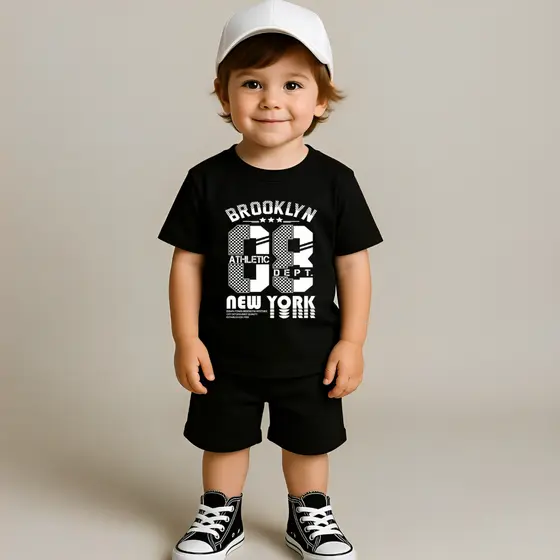 Camiseta Casual Simples de Manga Curta Gola Redonda e Estampa streetwear Jovem Conforto e Qualidade