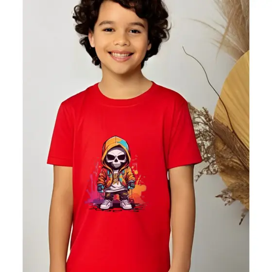 Camiseta Infantil Menino Estampada Estilo para o Dia a Dia com Conforto, estilosa e moderna, Camisa