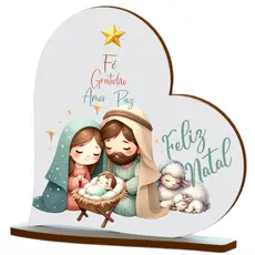 12 Lembrancinhas De Natal Mdf Impressão Colorida Mod 13
