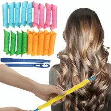 Modelador De Cachos Formador De Cachos 18 Rolinhos Magic Leverag Bob de Cabelo Bob de Fazer Cachos