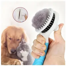 Rasqueadeira Pet Escova Tira Pelos Massageadora Cachorros E Gato Cães