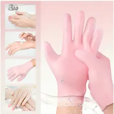 Luva de Silicone Hidratação Esfoliante Mãos Ressecadas Reutilizável Luva de Hidratação Luva De Silicone Hidratante