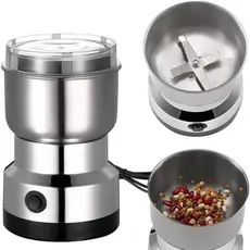 Moedor De Café Grão Sementes Elétrico Inox Portátil 110V / 220V
