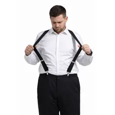 Big Suspensório Masculino 3.5 Largura Mais Resistente