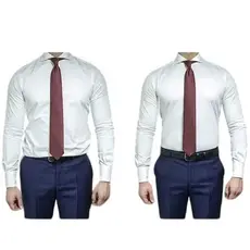 Cinta Elástica Ajustável para Camisa: Mantenha seu visual impecável o dia todo 2 Unidades