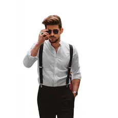 Suspensório Adulto Plus Size Largo Ideal para Homens Fortes
