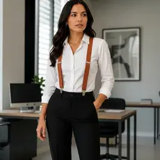 suspensório ajustável adulto masculino e feminino várias cores unidade