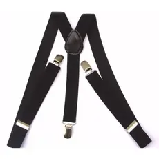 kit atacado 10 pcs suspensório ajustável adulto masculino e feminino preto