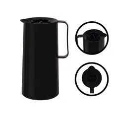 Garrafa Térmica Para Café e Chá Rolha Sem Respingos Bule Haus Mor 1 Litro