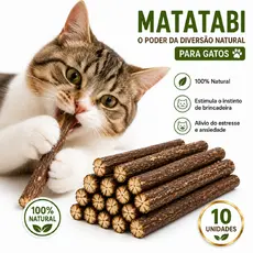 MATATABI PARA GATOS KIT 10 UNIDADES