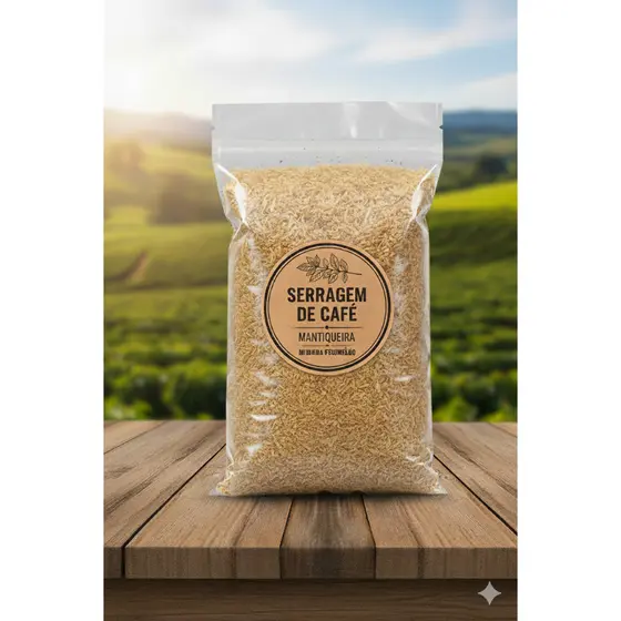 Serragem de Lenha Frutífera do Café para Defumação