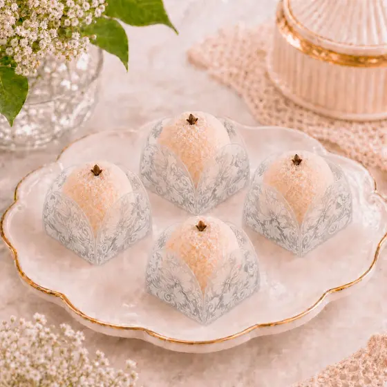 Forminhas de Acetato Transparente para Doces Finos Estampadas Beijinho Brigadeiro Festas PREMIUM