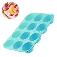 ASSADEIRA FORMA BOLO CUPCAKE REDONDA SILICONE CORES SORTIDAS Páscoa