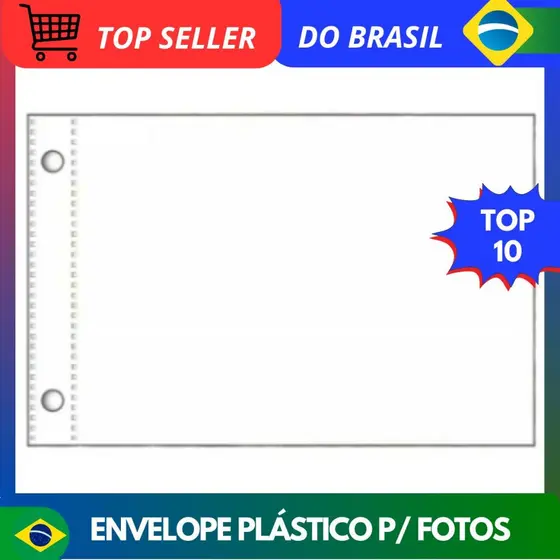 Envelope Plástico Protetor 10x15cm (10UN)