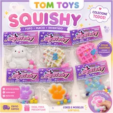 Squishy Brinquedos Sensoriais Slime de Patinha Anti Stress Squishy Mochi Criança Divertido Colorido