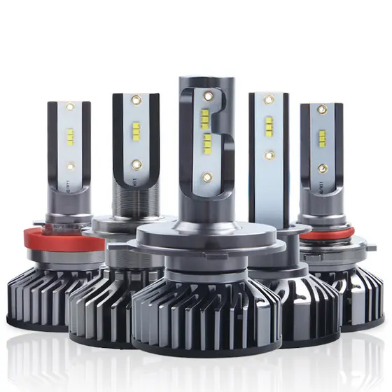 Par de Lâmpadas C6 Super Led Automotivo 6000K H1 H3 H4 H7 H11 H13 HB3(9005) HB4(9006) H16 H27 - 12V a 24V